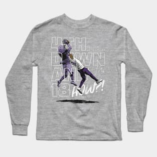 Justin Jefferson Minnesota 4th & 18 Long Sleeve T-Shirt